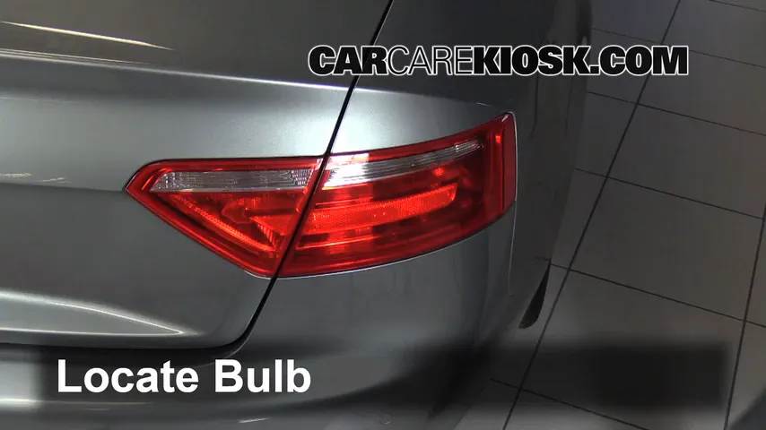 2008 Audi S5 4.2L V8 Luces Luz de reversa (reemplazar foco)